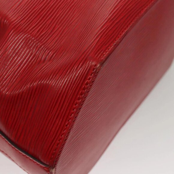 LOUIS VUITTON Epi Sac Depaule PM Shoulder Bag Red - Picture 9 of 16